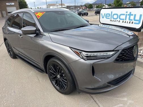 Liquid Carbon Metallic 2022 Acura MDX Advance Package