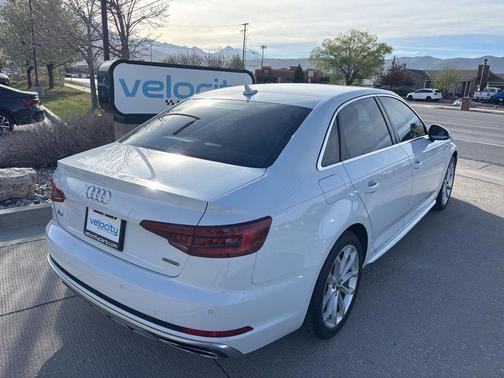 Glacier White 2019 Audi A4 2.0T Premium Plus