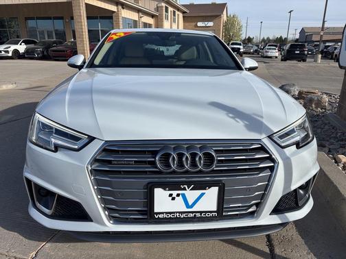 Glacier White 2019 Audi A4 2.0T Premium Plus