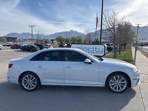 Glacier White 2019 Audi A4 2.0T Premium Plus