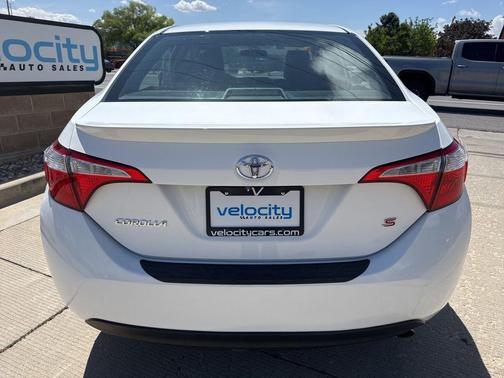Super White 2016 Toyota Corolla S Plus