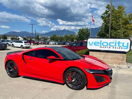 Red 2017 Acura NSX Coupe