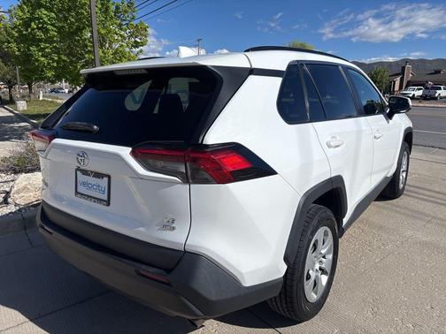 Super White 2019 Toyota RAV4 LE