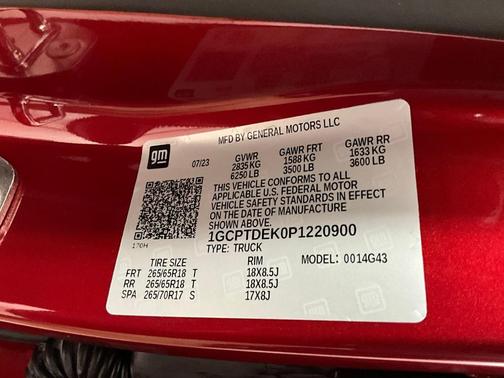 2023 Chevrolet Colorado Z71