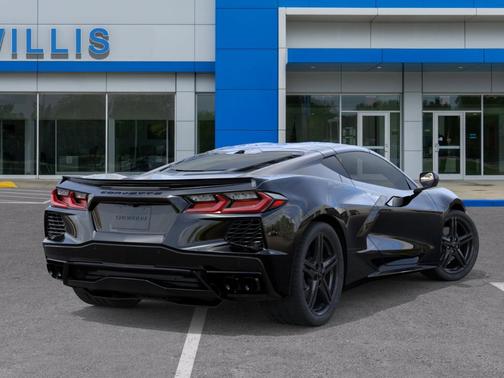 Black 2026 Chevrolet Corvette Stingray w/1LT
