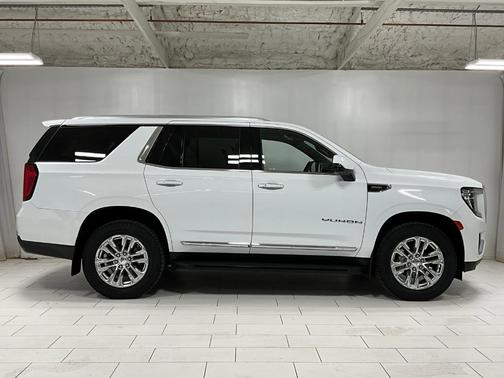 Summit White 2021 GMC Yukon SLT