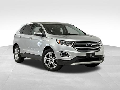 Silver 2018 Ford Edge Titanium