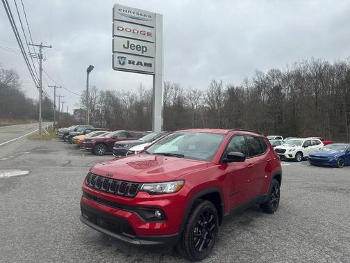 Red 2026 Jeep Compass Latitude
