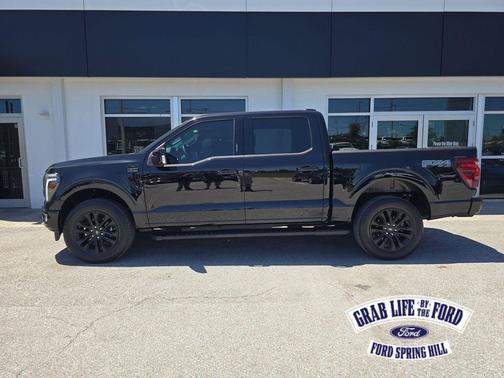 AGATE BLACK METALLIC 2024 Ford F-150 Lariat