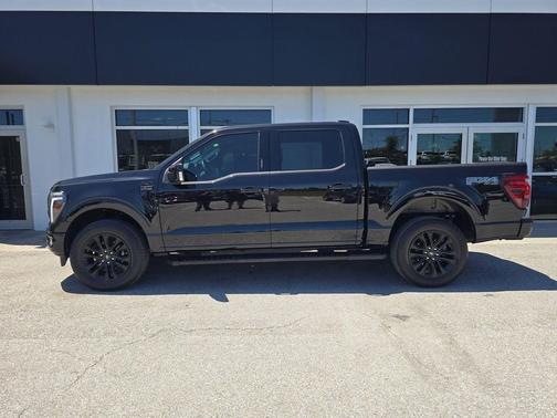 AGATE BLACK METALLIC 2024 Ford F-150 Lariat