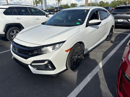Platinum White Pearl 2021 Honda Civic Sport