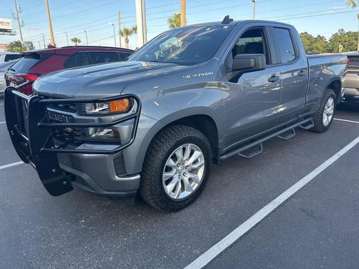Satin Steel Metallic 2021 Chevrolet Silverado 1500 Custom