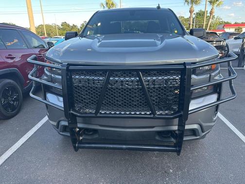 Satin Steel Metallic 2021 Chevrolet Silverado 1500 Custom