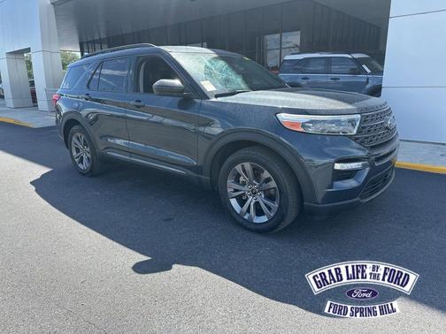 STONE BLUE METALLIC 2022 Ford Explorer XLT
