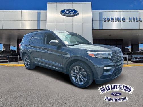 STONE BLUE METALLIC 2022 Ford Explorer XLT