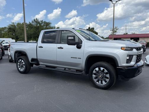 Silver Ice Metallic 2022 Chevrolet Silverado 2500 Custom