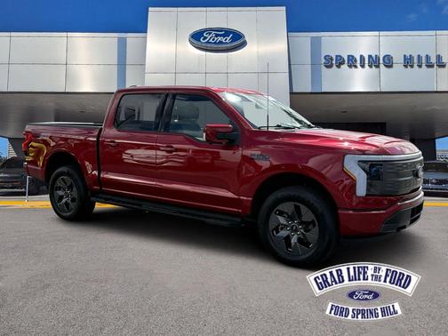 RAPID RED MET TINTED CC 2025 Ford F-150 Lightning LARIAT