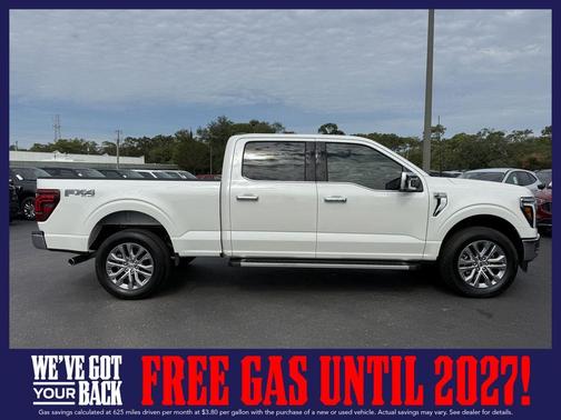 STAR WHITE METALLIC TRICOAT 2026 Ford F-150 Lariat