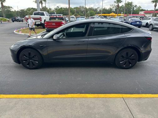 Stealth Gray 2025 Tesla Model 3 Long Range