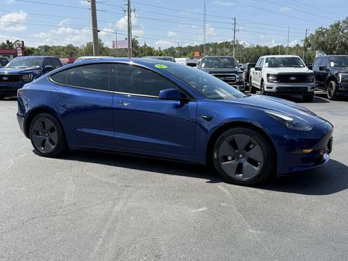Deep Blue Metallic 2021 Tesla Model 3 Standard Range Plus