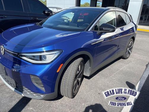 Blue Metallic 2021 Volkswagen ID.4 Pro S