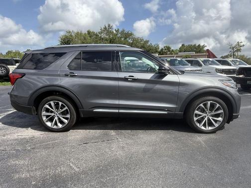 CARBONIZED GRAY METALLIC 2025 Ford Explorer Platinum