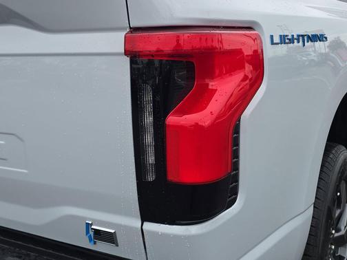 SPACE WHITE METALLIC 2025 Ford F-150 Lightning Flash