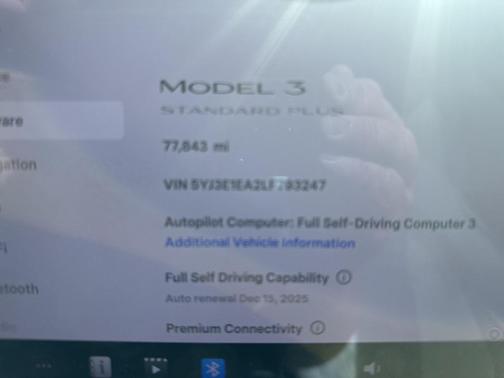 2020 Tesla Model 3 Standard Range