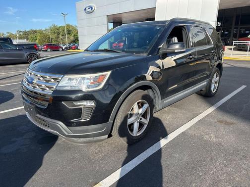 SHADOW BLACK 2018 Ford Explorer XLT