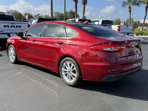 RUBY RED TINTED CLEARCOAT 2019 Ford Fusion SE