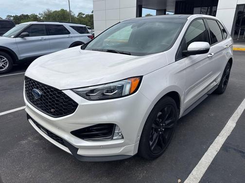WHITE PLATINUM MET TRI-COAT 2019 Ford Edge ST