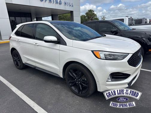 WHITE PLATINUM MET TRI-COAT 2019 Ford Edge ST
