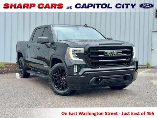 Ebony Twilight Metallic 2021 GMC Sierra 1500 Elevation