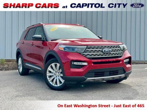Red Metallic 2023 Ford Explorer Limited