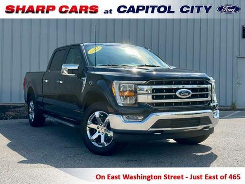 Blue Metallic 2021 Ford F-150 Lariat