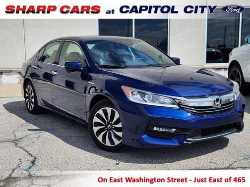 Blue 2017 Honda Accord Hybrid Base