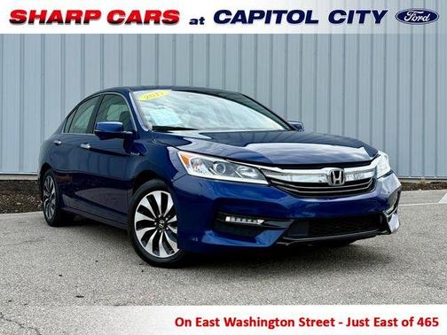 Blue 2017 Honda Accord Hybrid Base