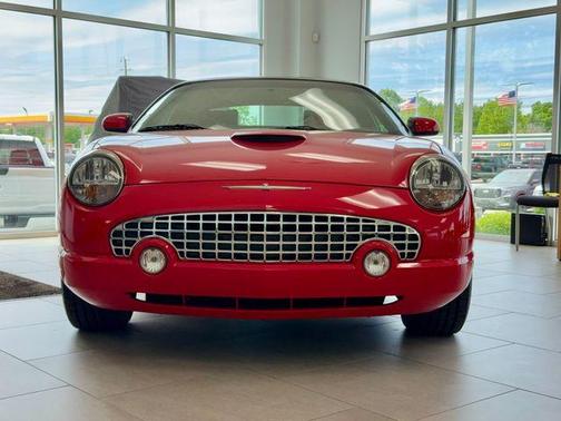 Red 2002 Ford Thunderbird