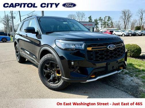Agate Black Metallic 2026 Ford Explorer Tremor