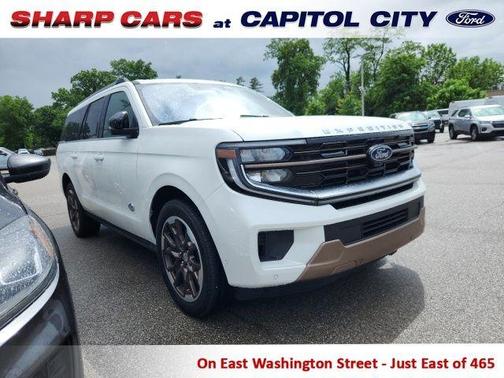 White Metallic 2025 Ford Expedition Max King Ranch
