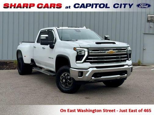 Summit White 2024 Chevrolet Silverado 3500 LTZ