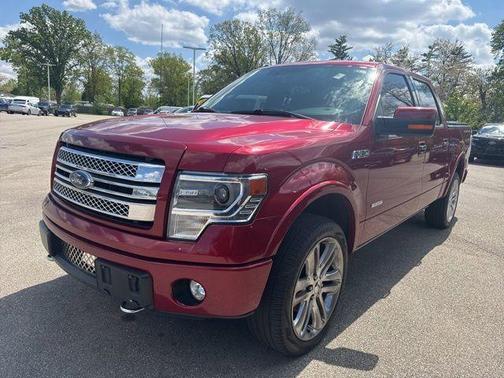 Red 2013 Ford F-150 Limited