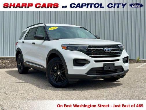 Oxford White 2021 Ford Explorer XLT
