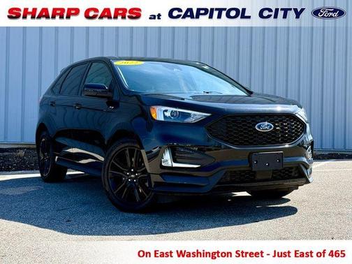 Agate Black Metallic 2022 Ford Edge ST Line
