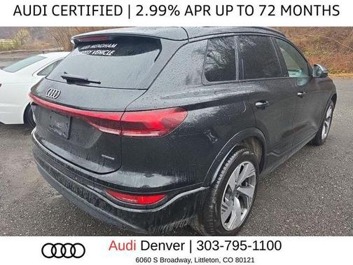 Black Metallic 2025 Audi Q6 e-tron Premium Plus quattro