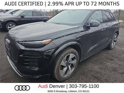 Black Metallic 2025 Audi Q6 e-tron Premium Plus quattro