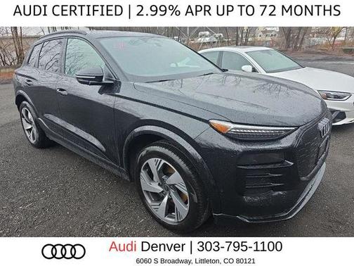 Black Metallic 2025 Audi Q6 e-tron Premium Plus quattro