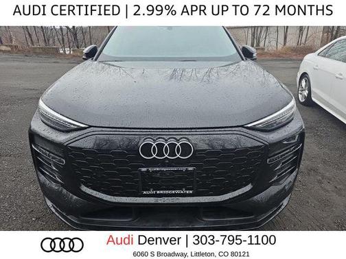 Black Metallic 2025 Audi Q6 e-tron Premium Plus quattro