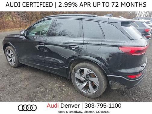 Black Metallic 2025 Audi Q6 e-tron Premium Plus quattro