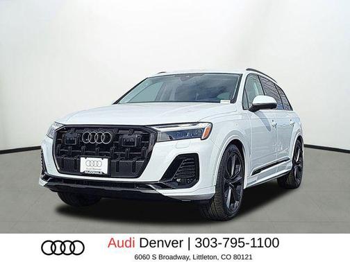 Glacier White Metallic 2026 Audi Q7 55 Premium Plus